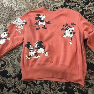 Disney coral sweater - L